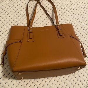 Michael Kors Large Jet Set Travel Tote Brown, Like New